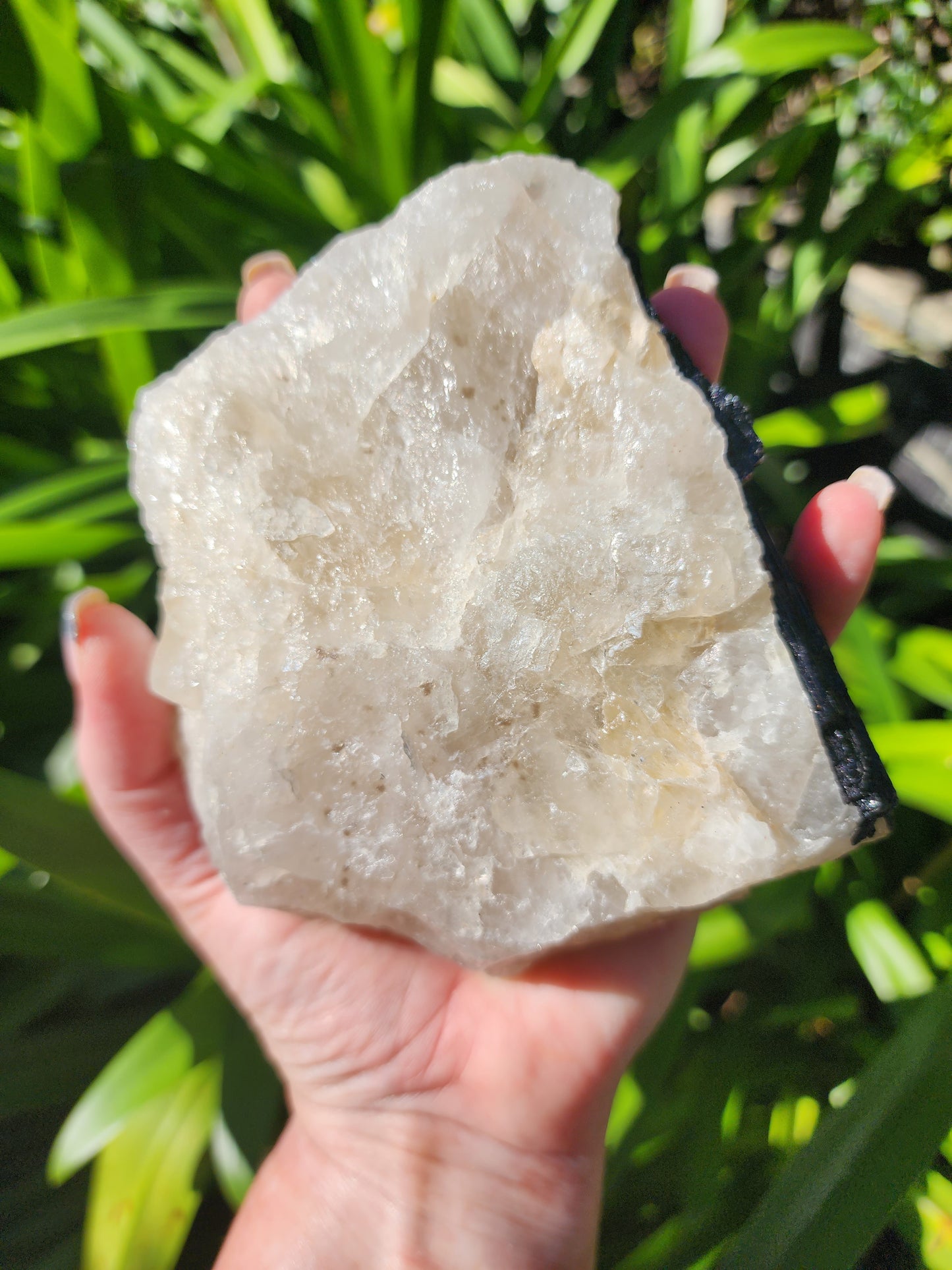 Quartz with Tourmaline Rough Piece C