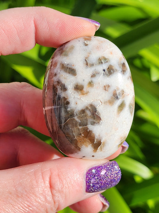 Polarity Moonstone Palm Stone A