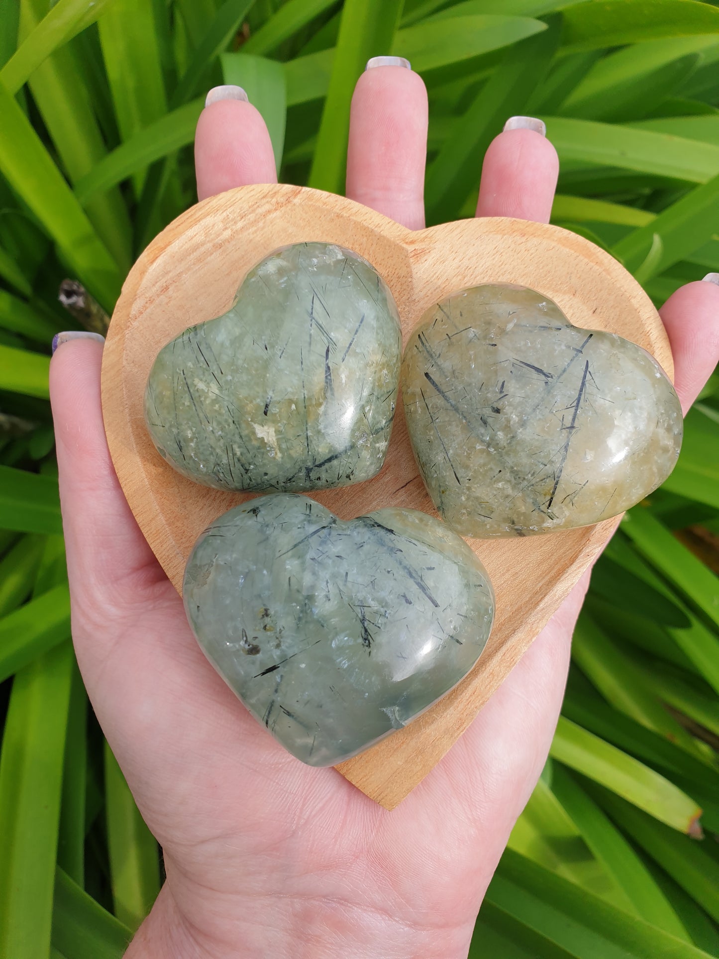 Prehnite Heart