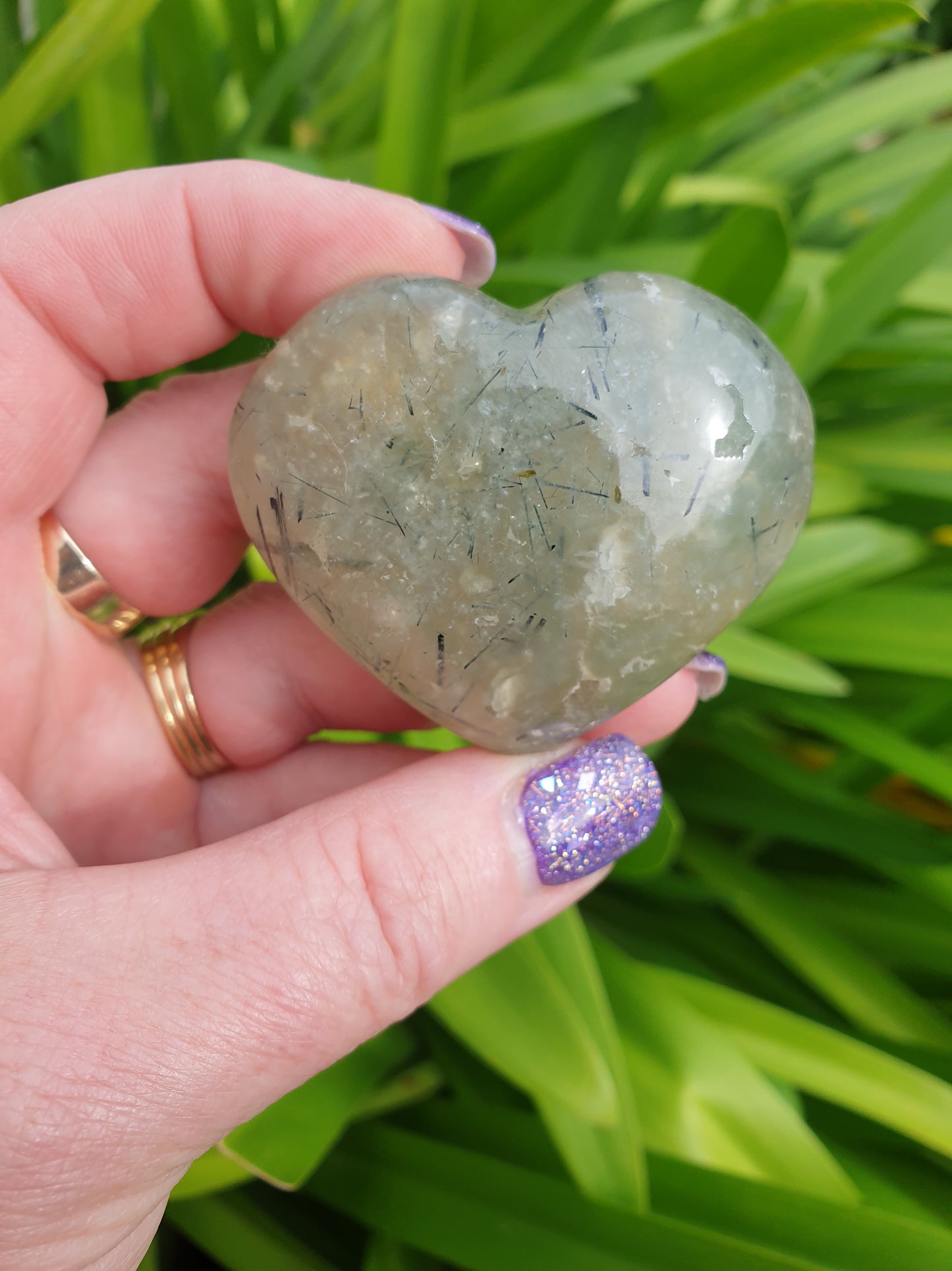 Prehnite Heart