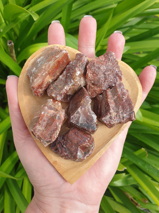 Red Calcite Rough Small Piece