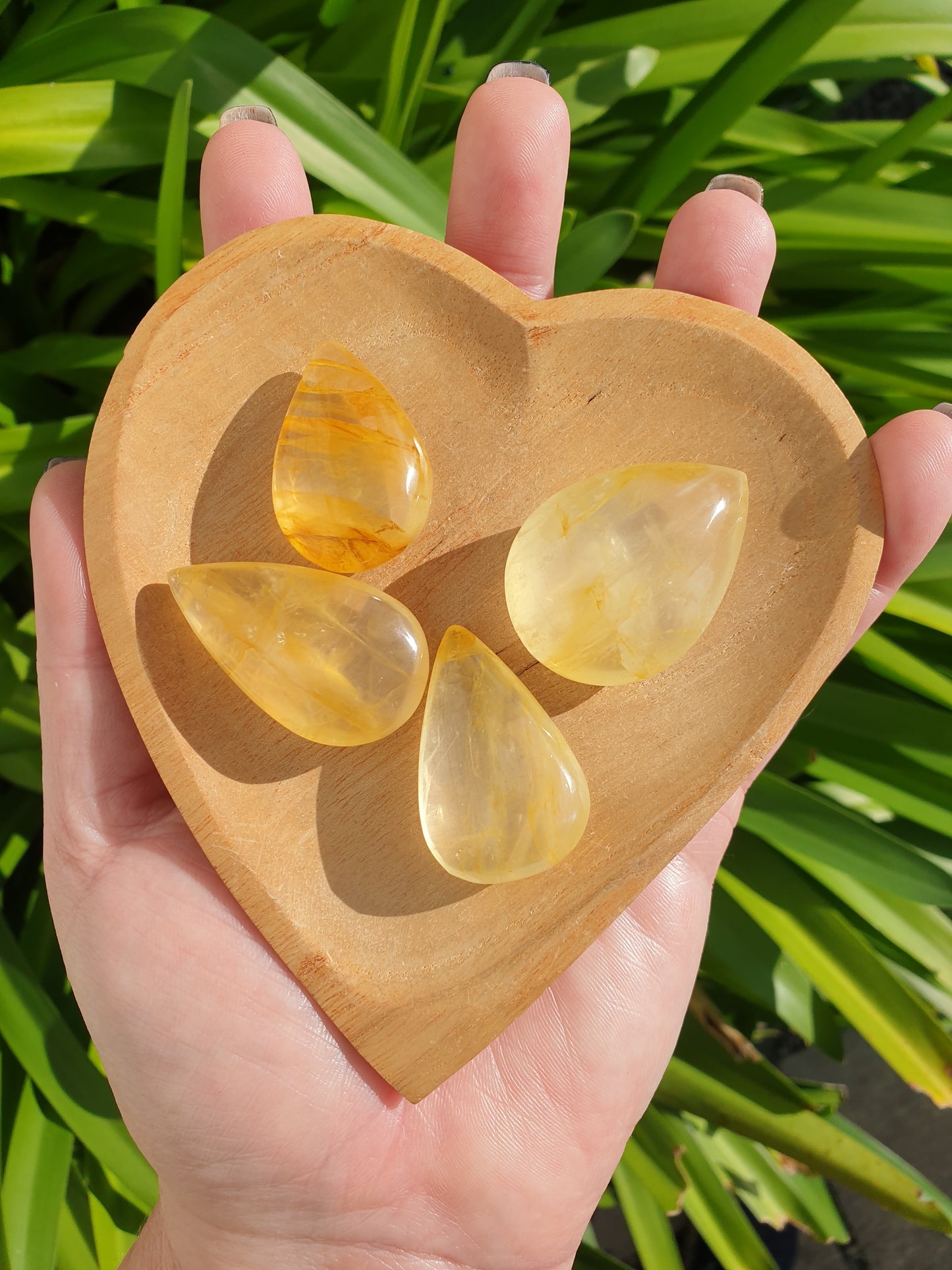 Golden Healer Quartz Tear Drop