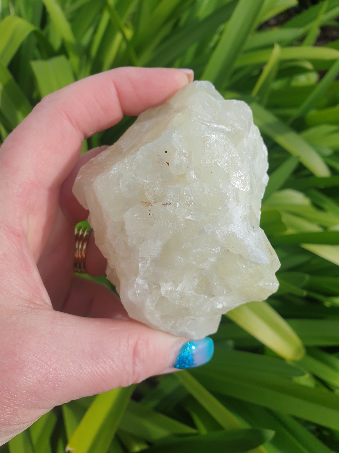 Sulphur Quartz Rough Piece B