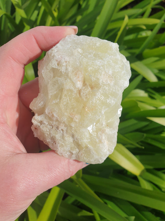 Sulphur Quartz Rough Piece C