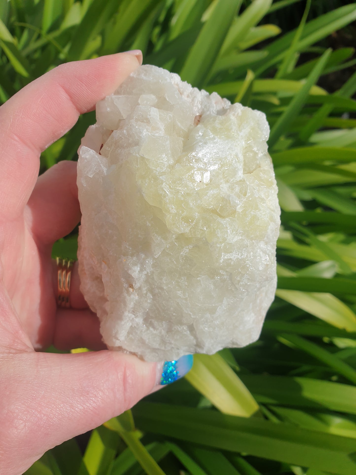 Sulphur Quartz Rough Piece D