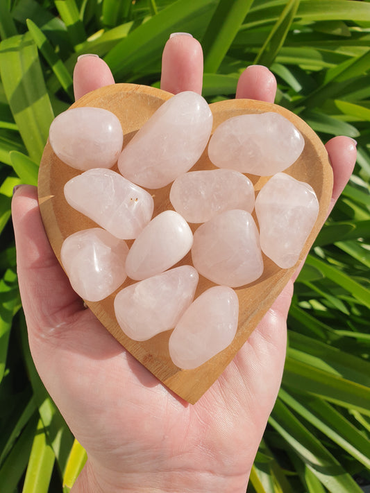 Rose Quartz Tumbled Stone Small