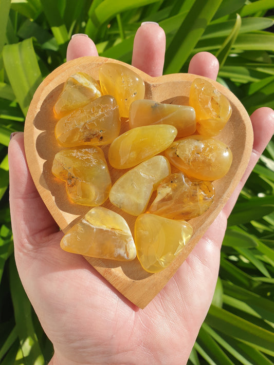 Yellow Opal Tumbled Stone