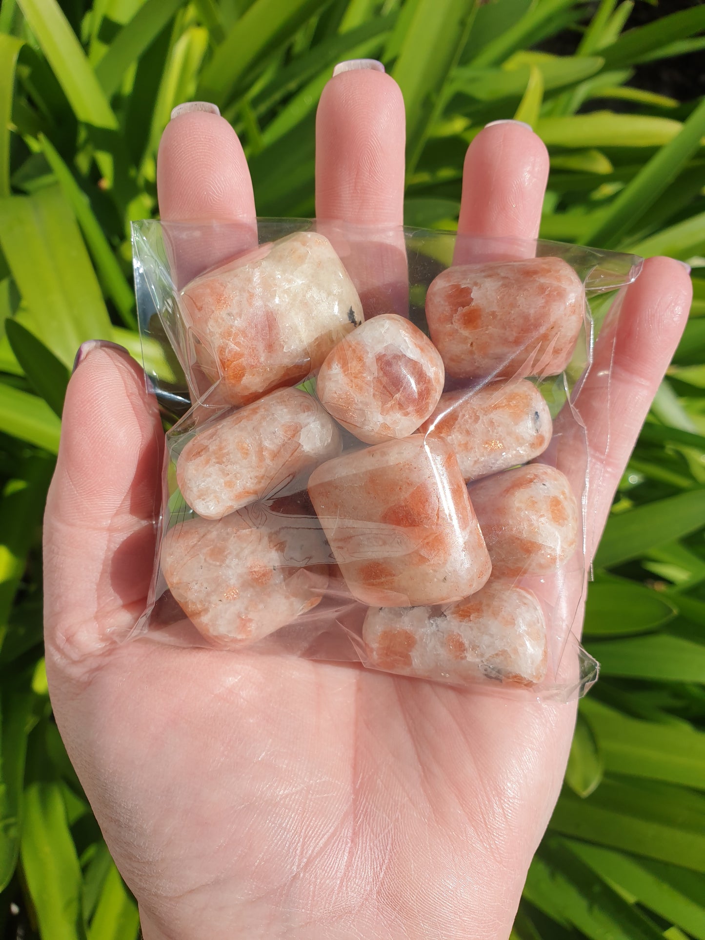 Sunstone Tumbled Stones Large 10 Pack Valued at $80