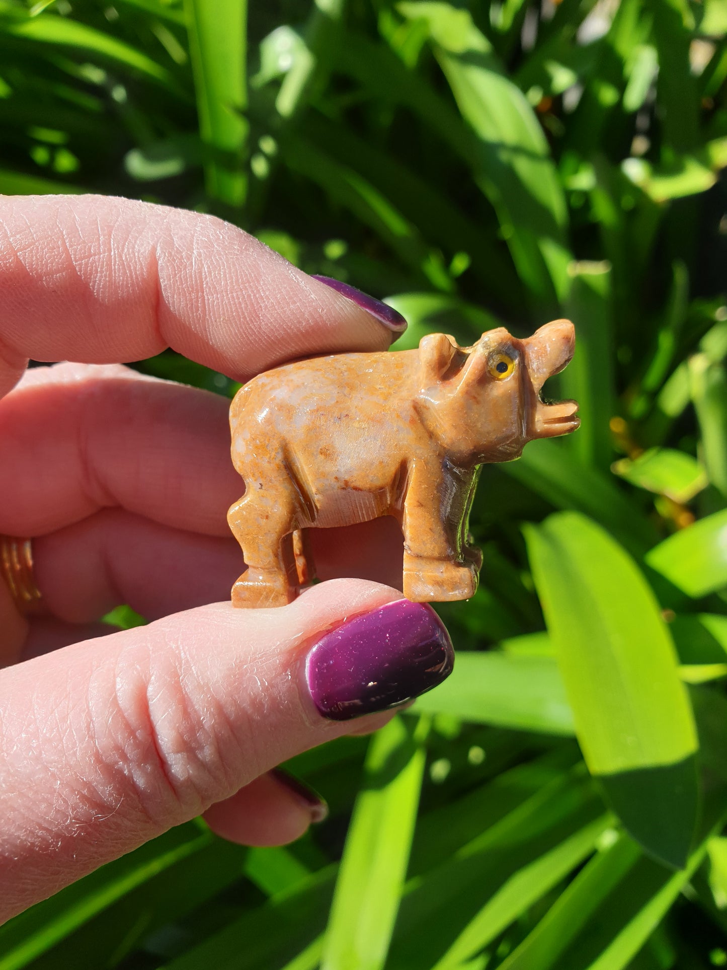 Hippo Soapstone Animal