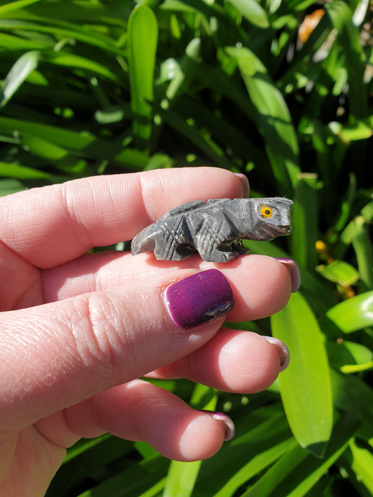 Lizard Soapstone Animal