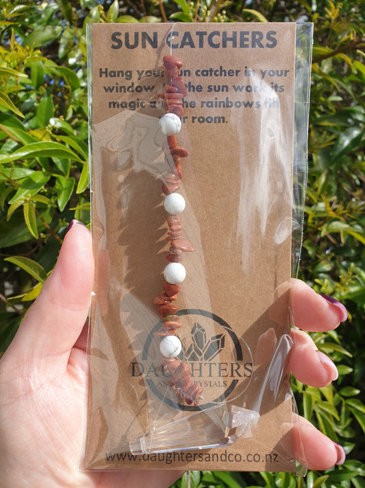 Goldstone & Howlite | Point Sun Catcher