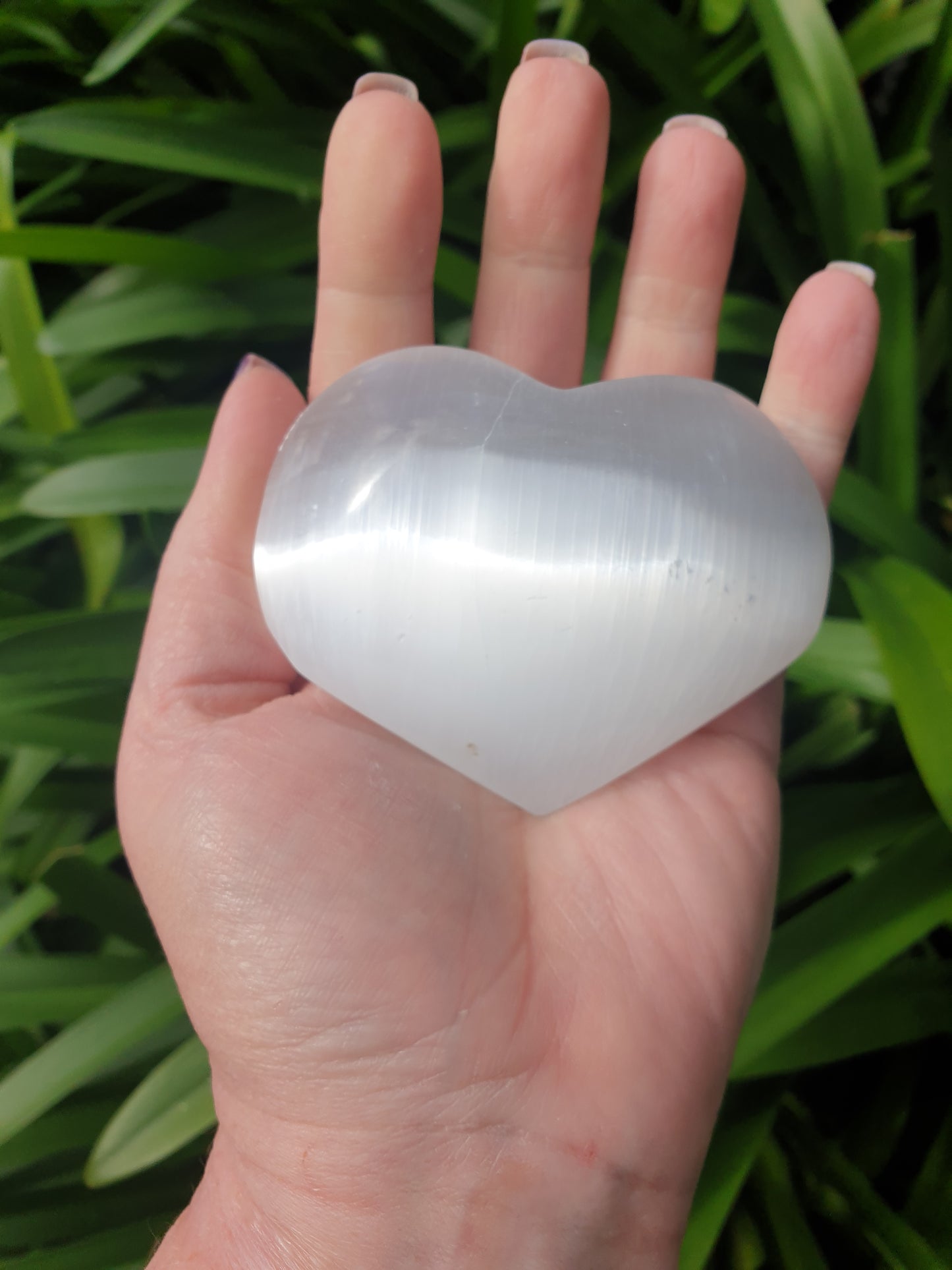 Selenite Heart Small