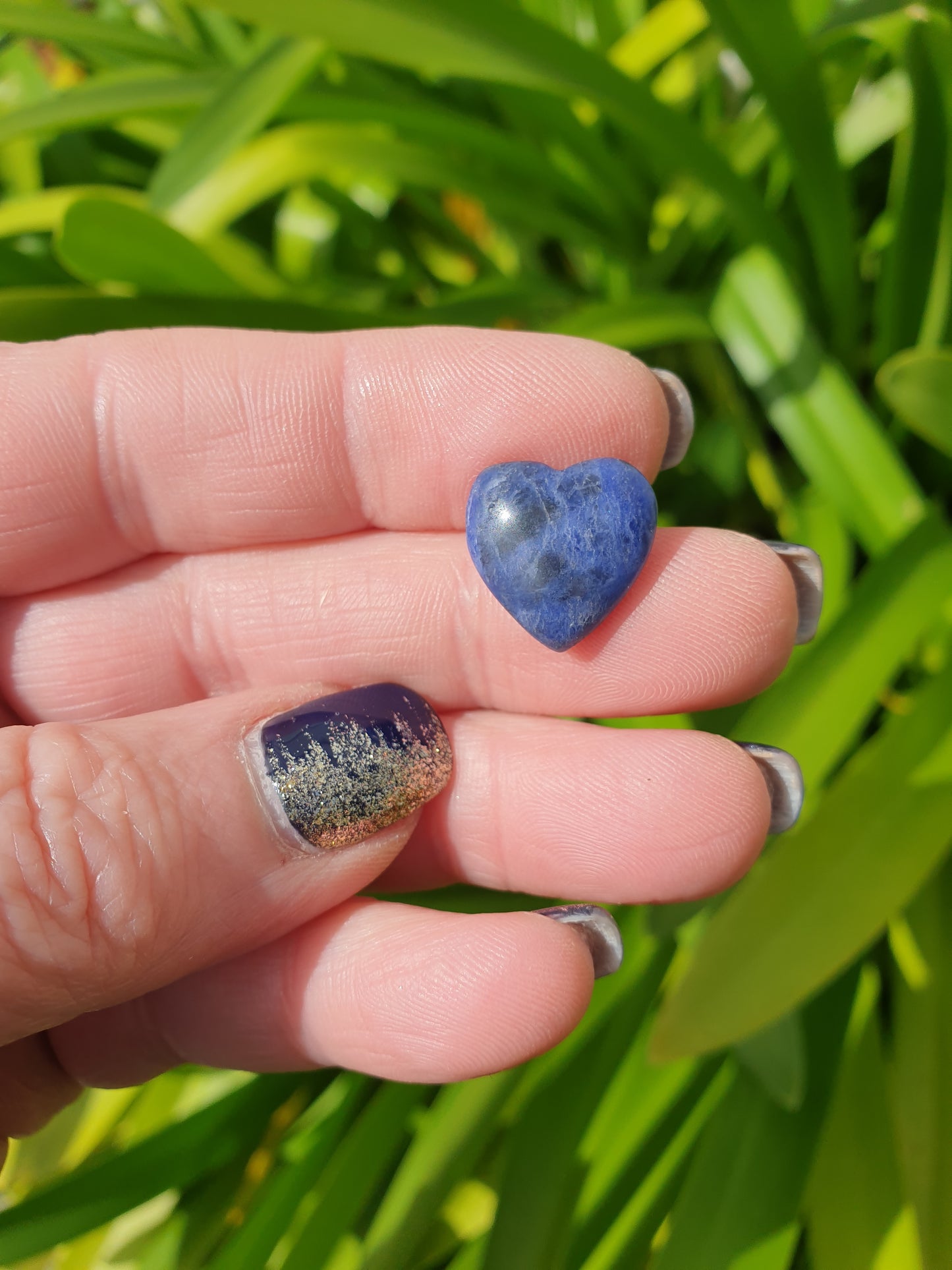 Sodalite Mini Heart