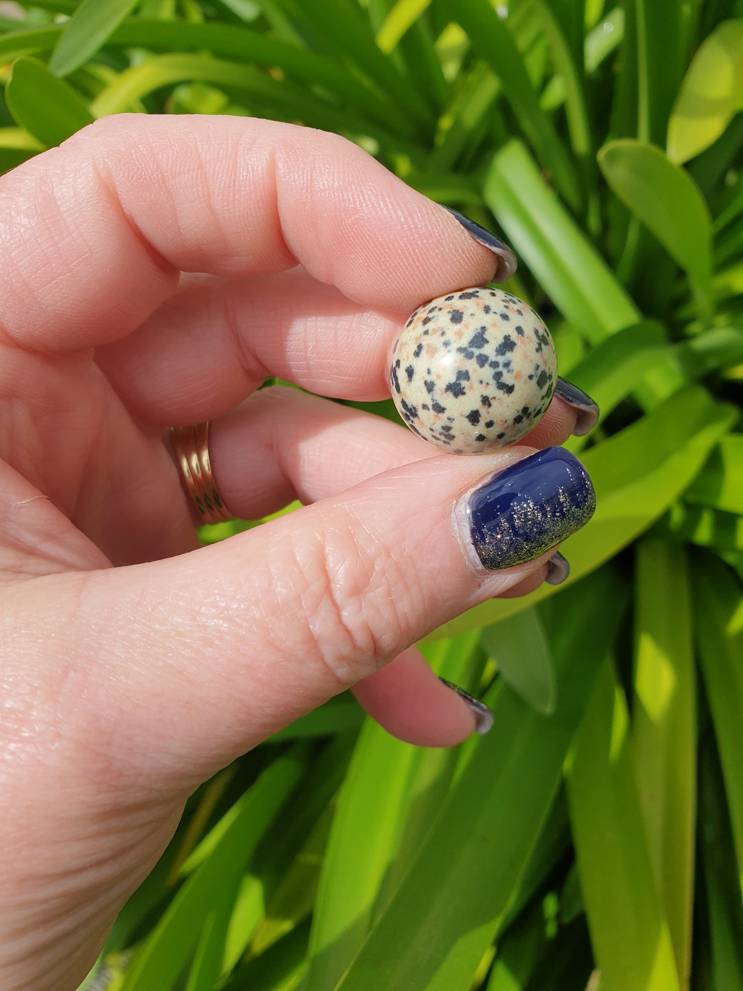 Dalmatian Stone Mini Sphere