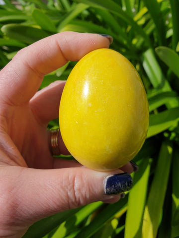 Yellow Onyx Egg