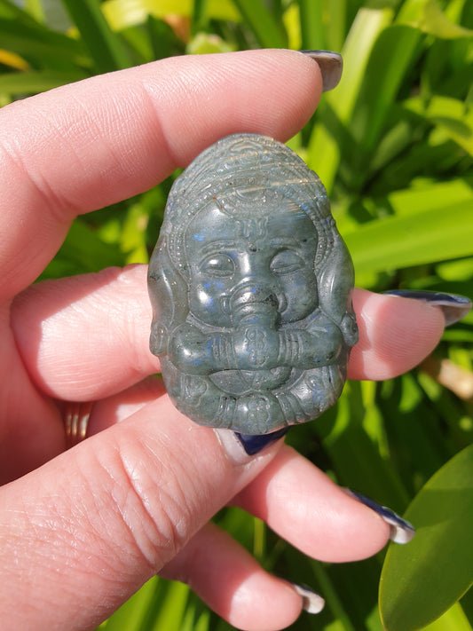 Labradorite Ganesh Piece A