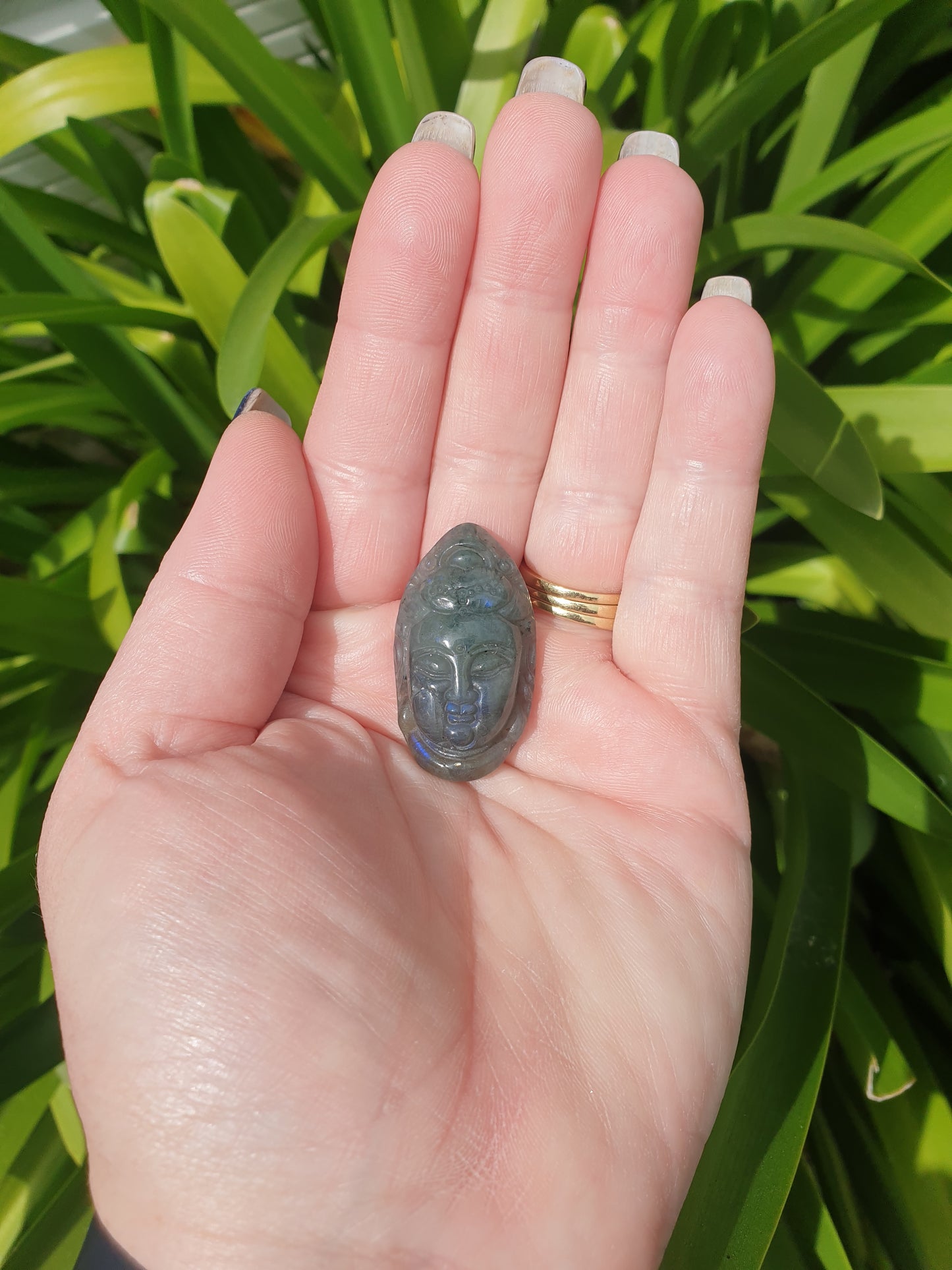 Labradorite Buddha Piece A