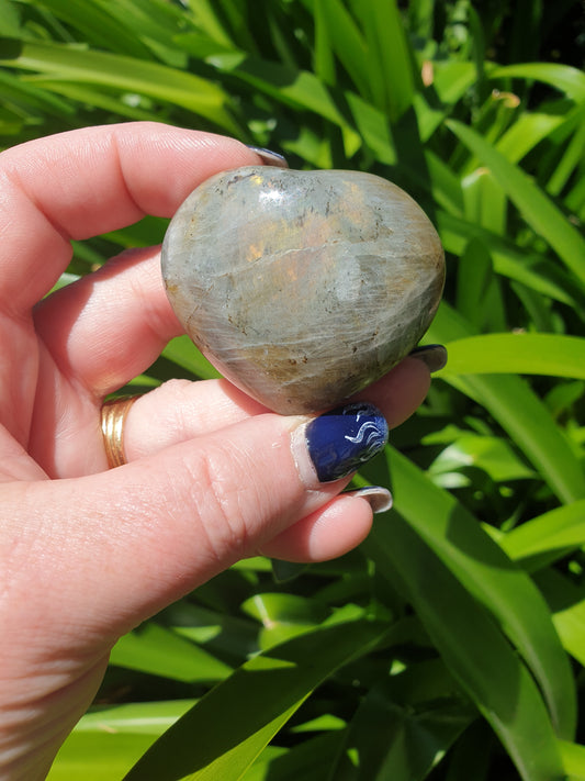 Labradorite Heart C