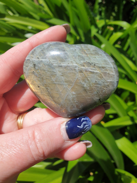 Labradorite Heart A