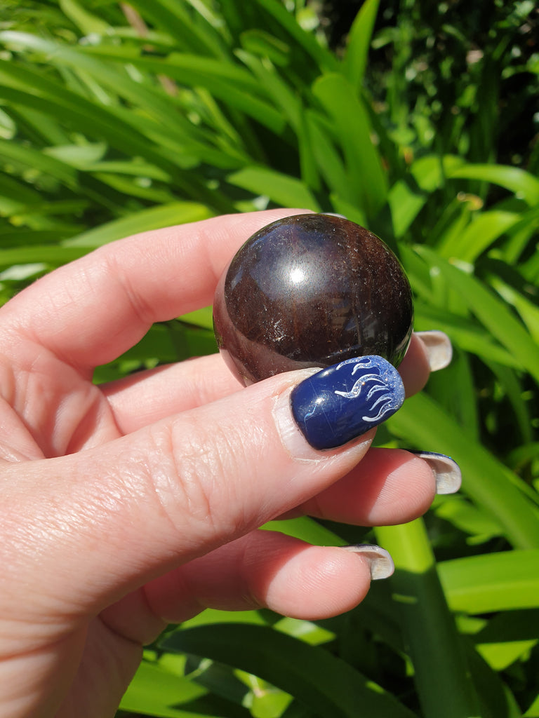 Garnet Star Sphere C – Daughters And Co Crystals