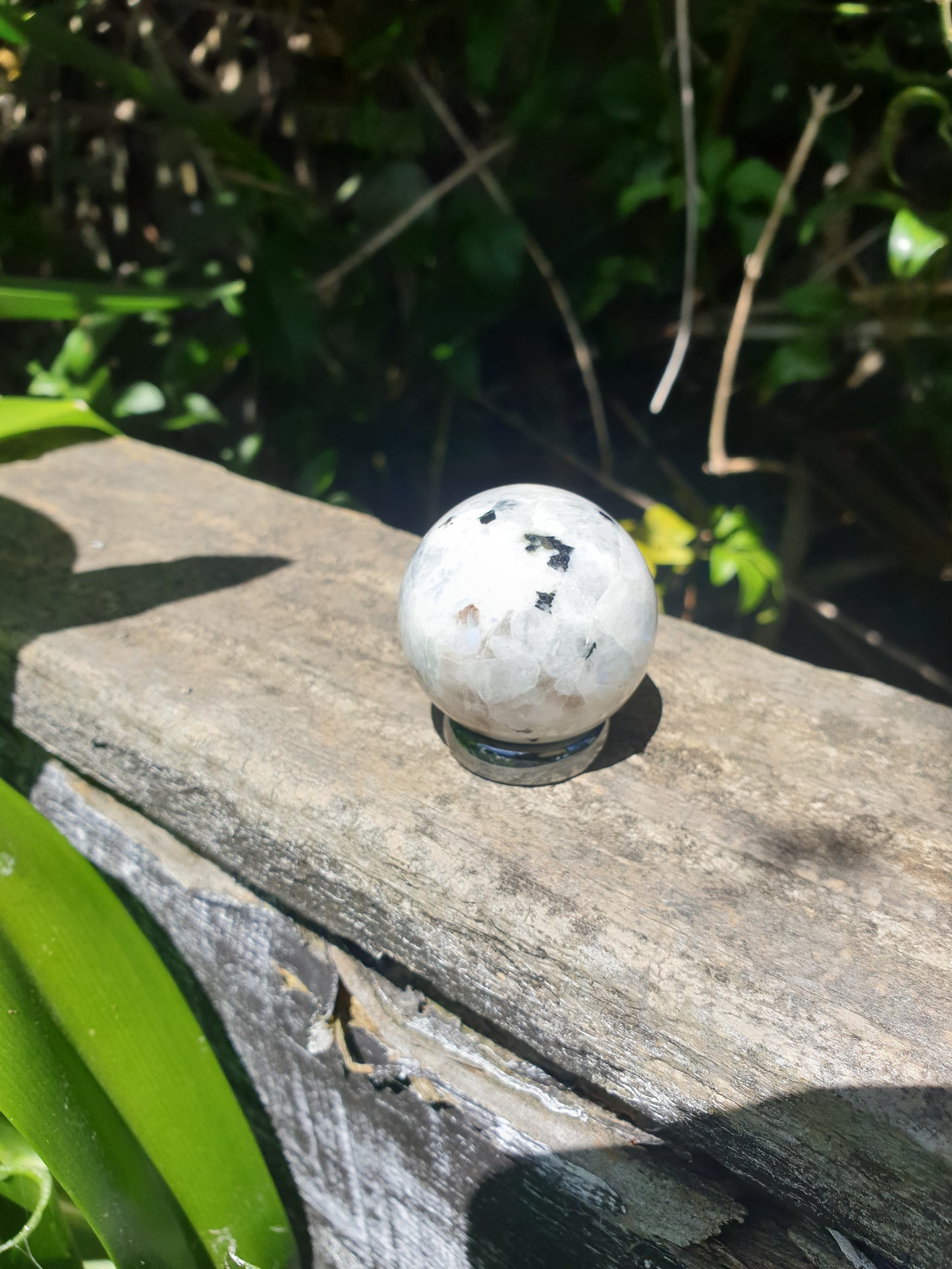 Rainbow Moonstone Sphere D