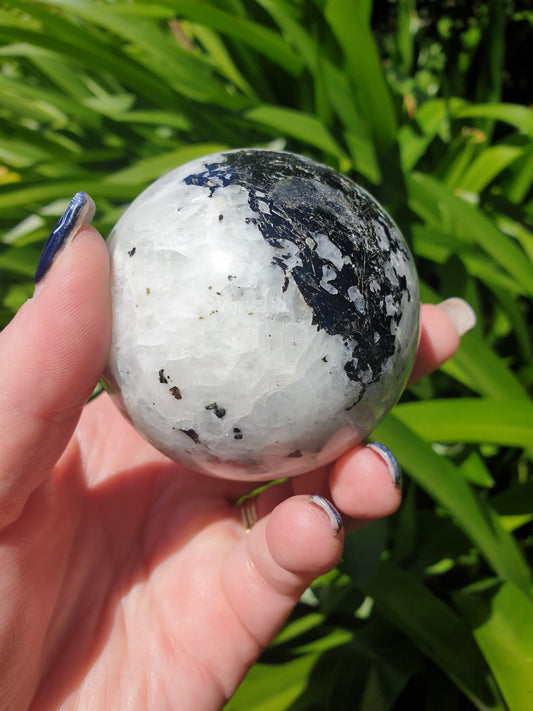 Rainbow Moonstone Sphere F