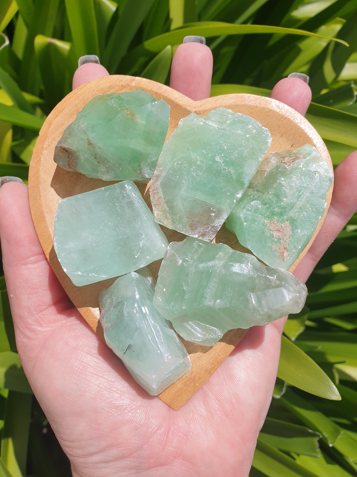 Green Calcite Rough Medium Piece