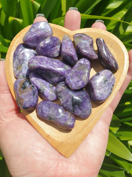 Charoite Tumbled Stone Medium