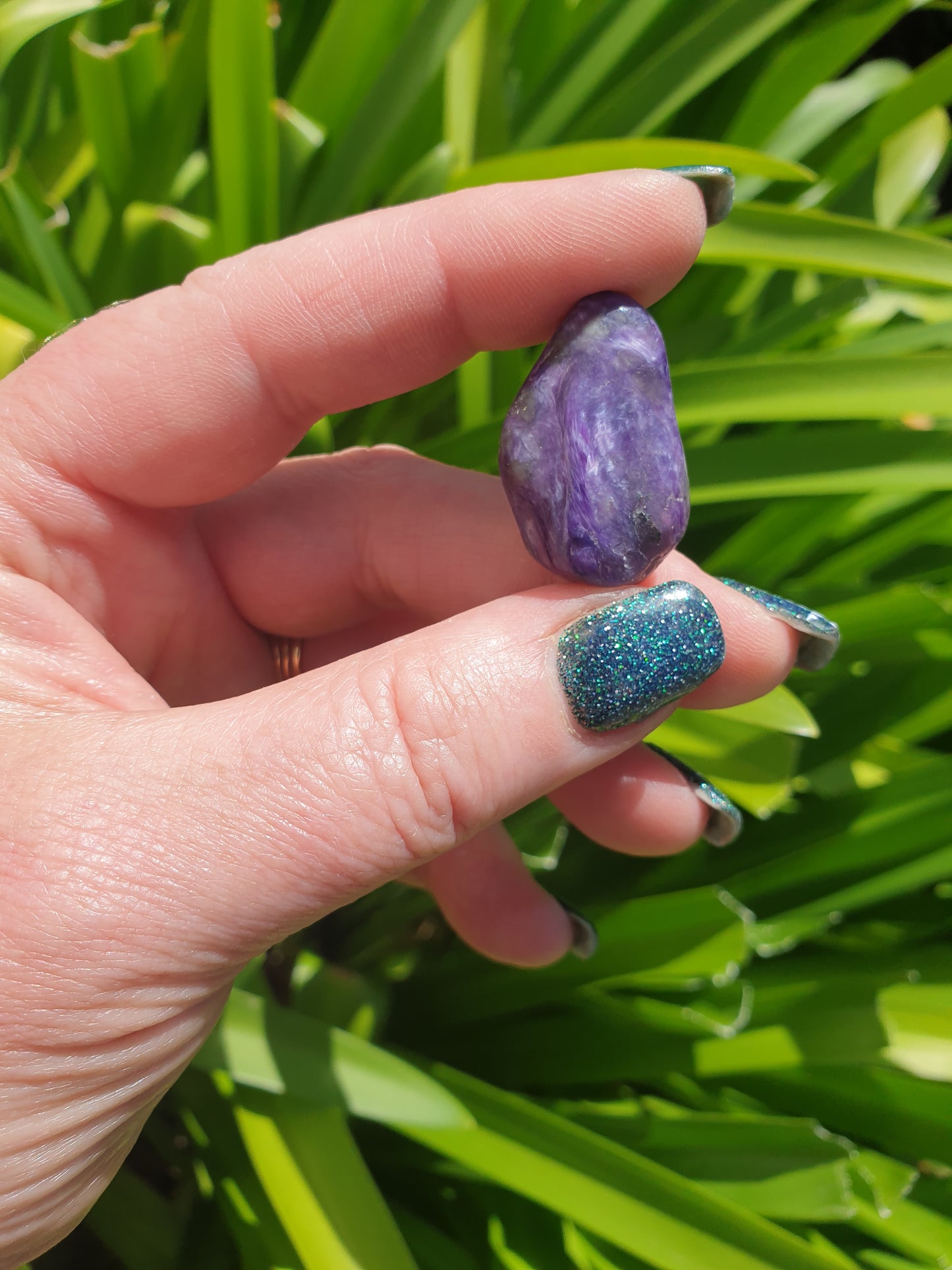 Charoite Tumbled Stone Medium