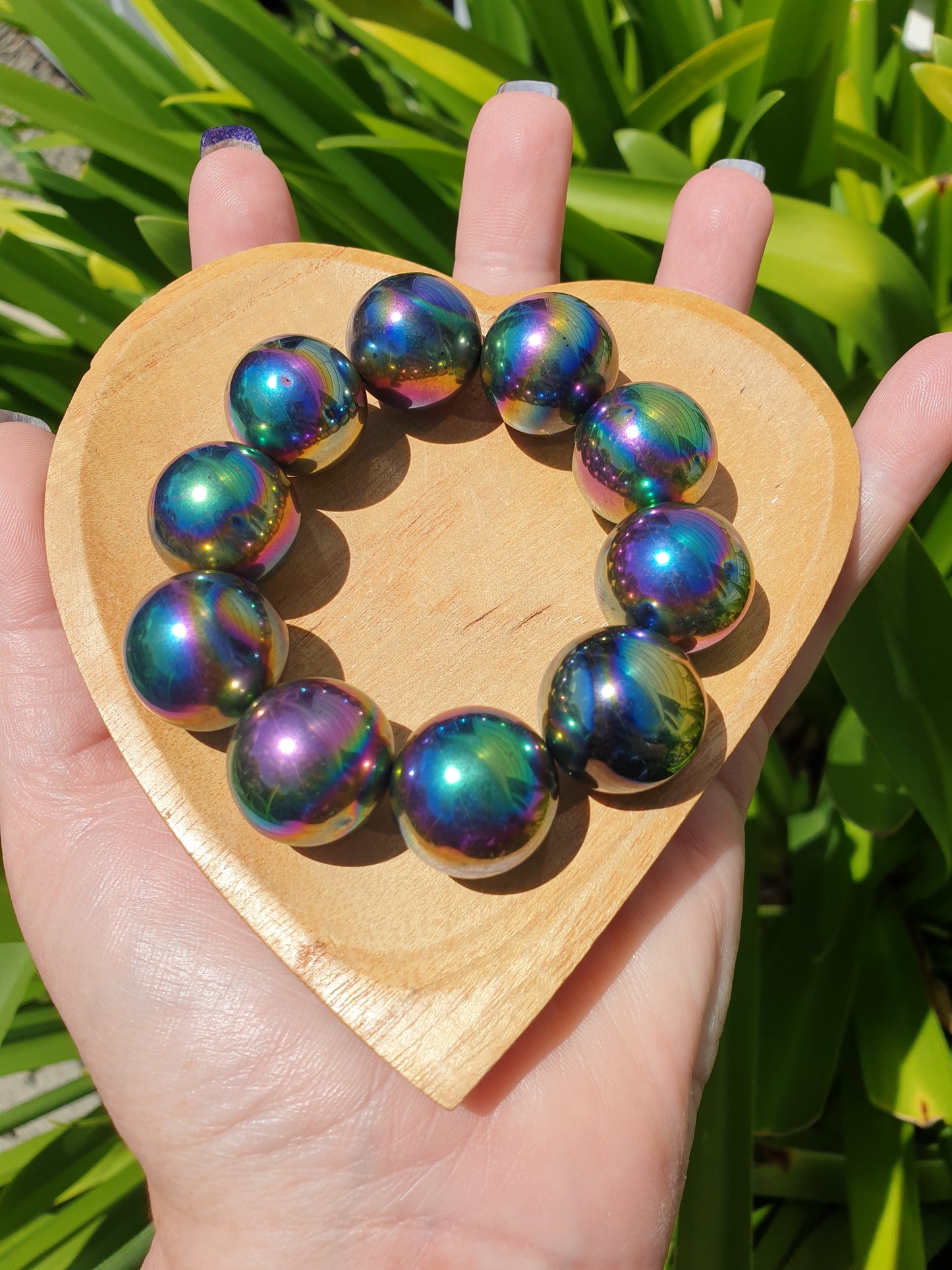 Rainbow Hematite Sphere Small 10 Pack Valued at $30