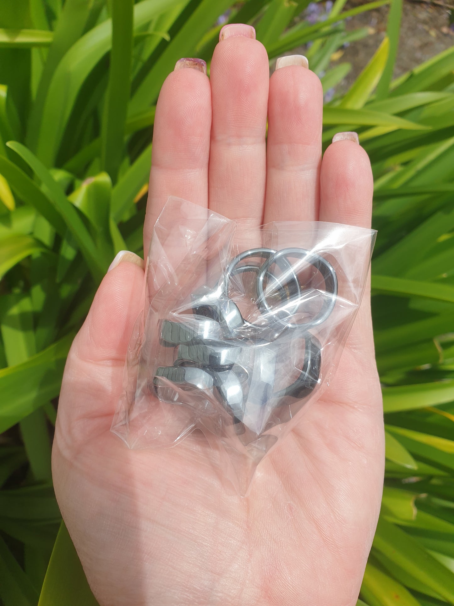 Hematite Wave Rings 10 Pack valued at $30