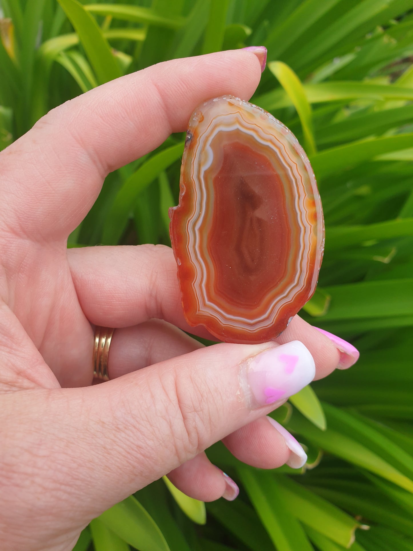 Agate Slice Orange | Small