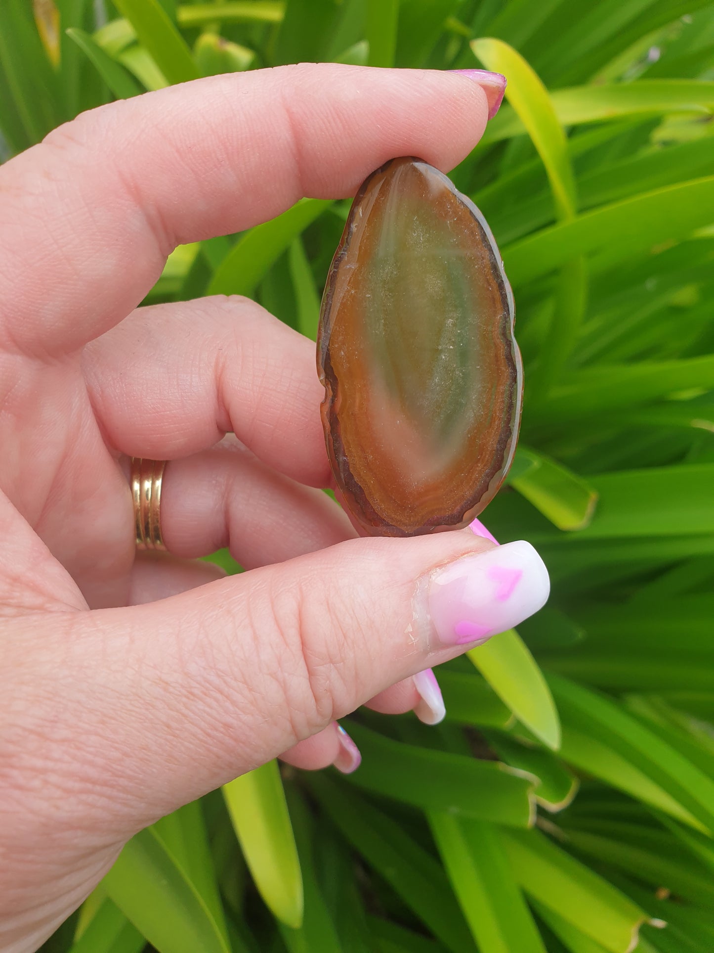 Agate Slice Brown | Small