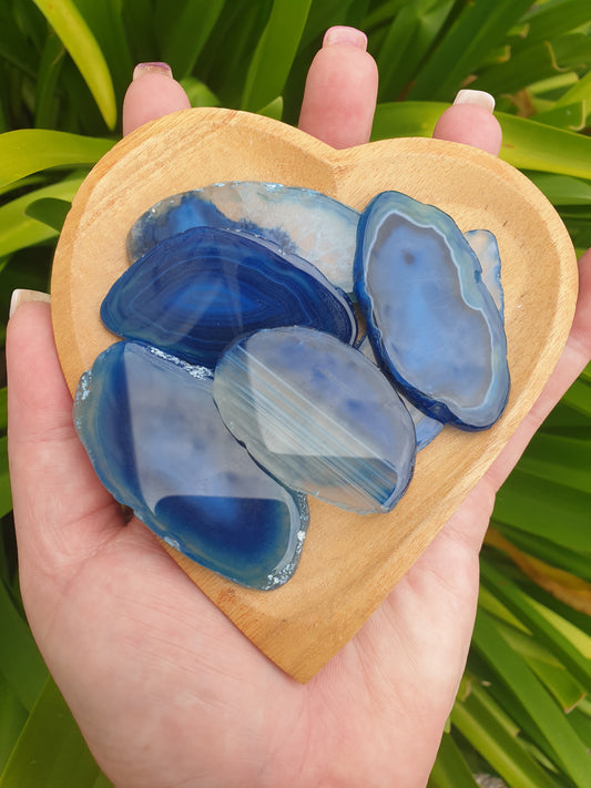 Agate Slice Blue | Small