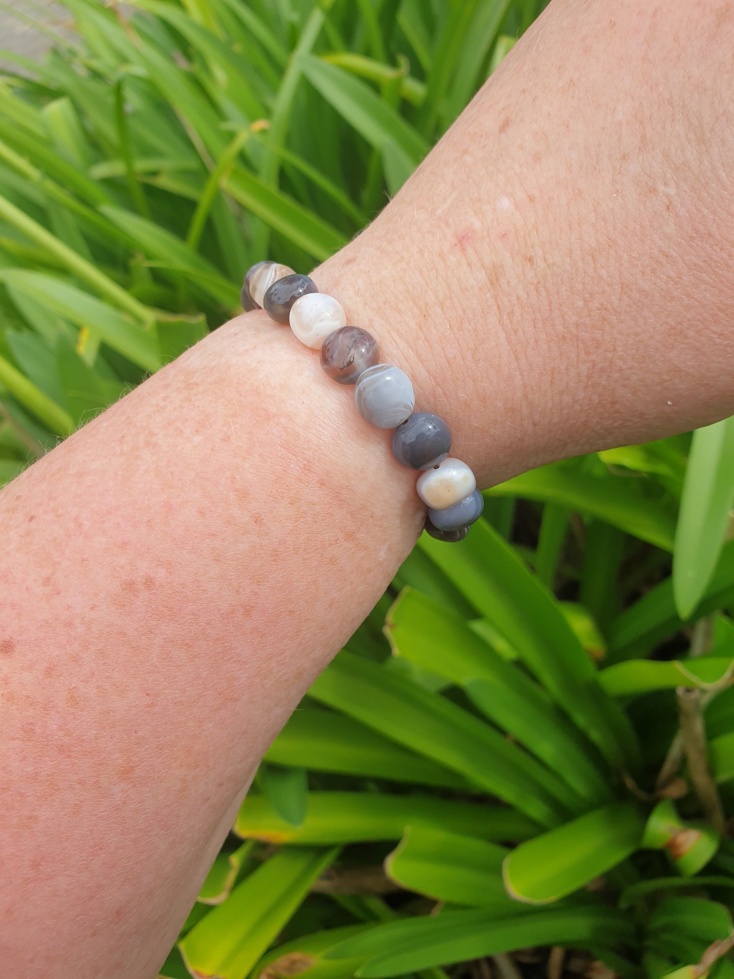 Agate | Nugget Bead Bracelet