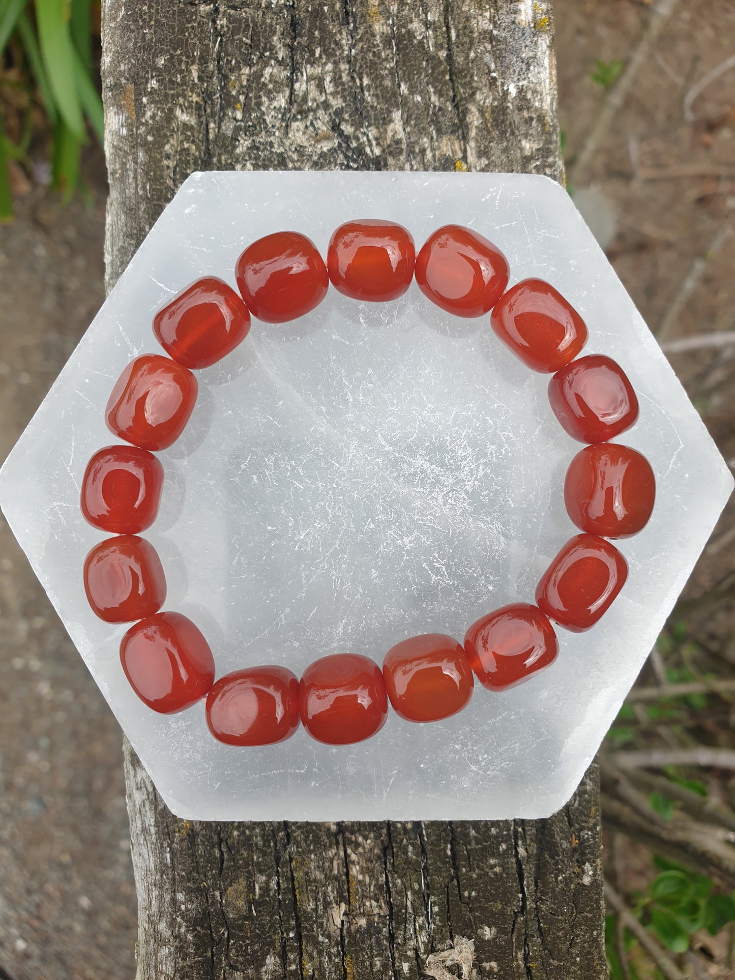 Agate | Nugget Bead Bracelet