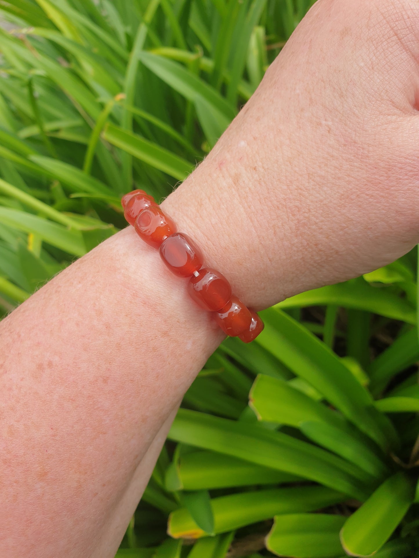 Agate | Nugget Bead Bracelet