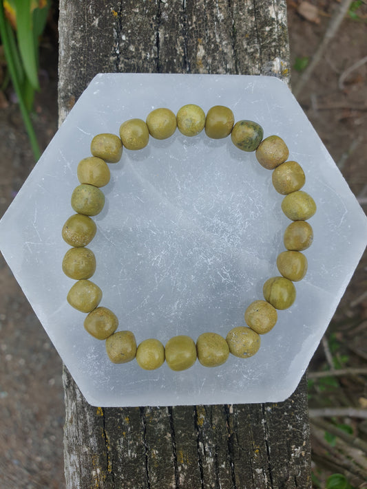 Green Opal | Nugget Bead Bracelet