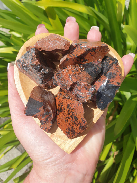 Mahogany Obsidian Rough Piece Small