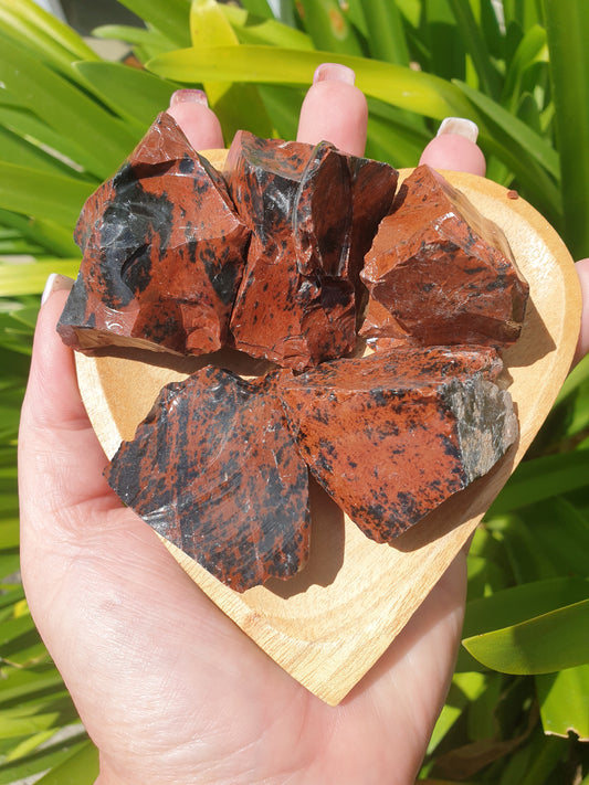 Mahogany Obsidian Rough Piece Medium