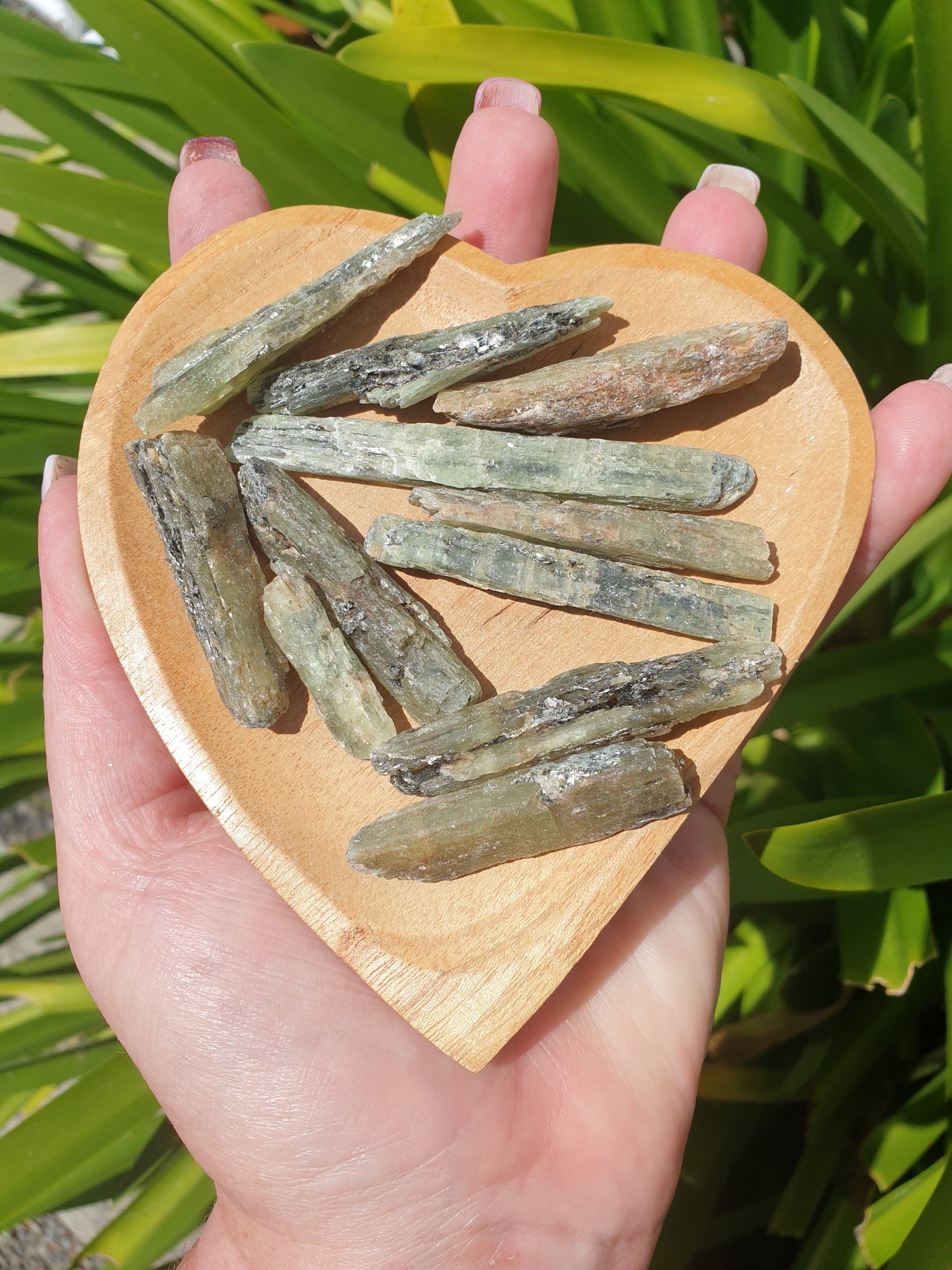 Green Kyanite Rough Blades