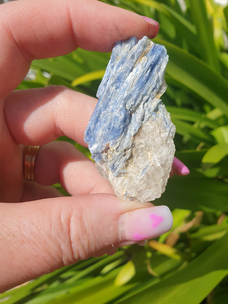 Blue Kyanite & Quartz Piece Small