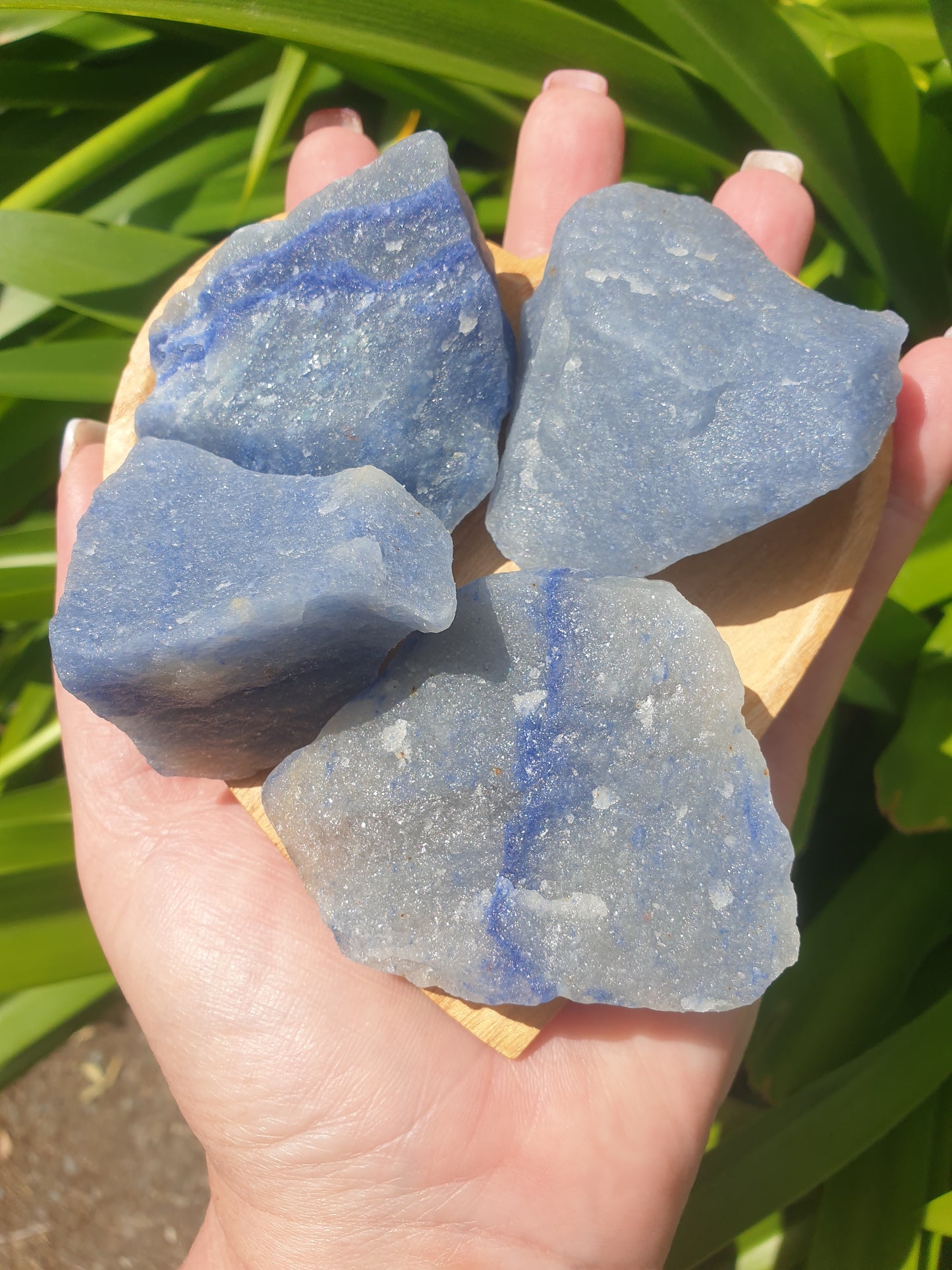 Blue Quartz Rough Medium