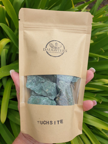 Fuchsite Bulk Pack of 10 Rough Crystals $25 Valued at $30