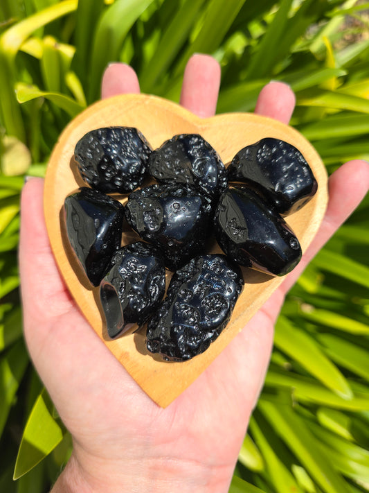 Tektite Polished Tumbled Stone