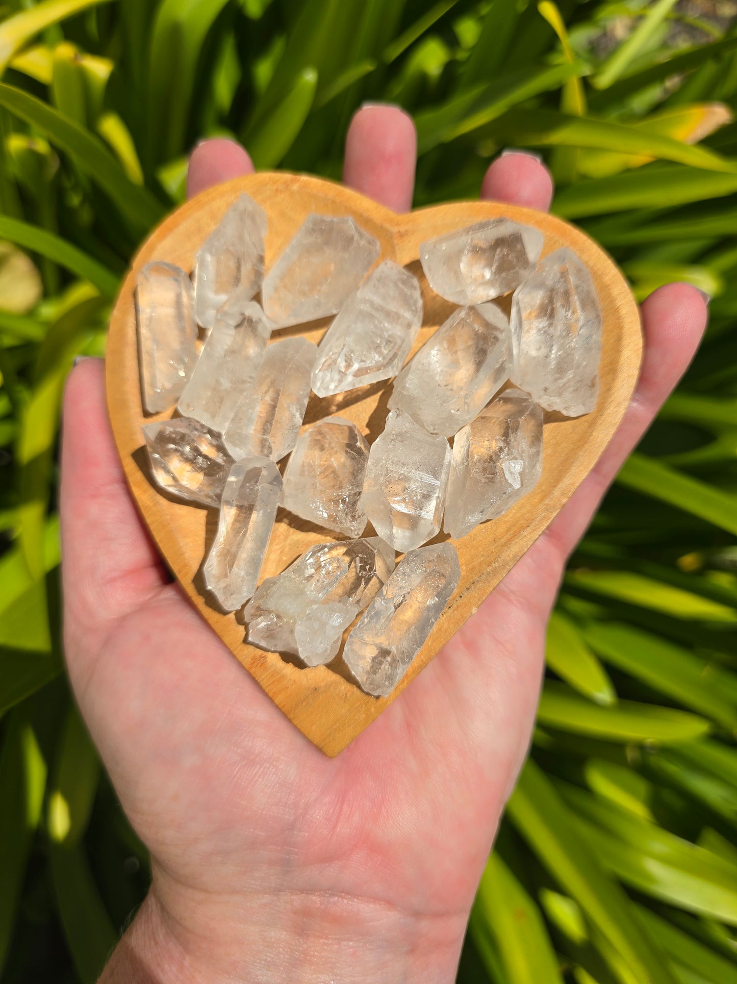 Clear Quartz Rough Point Medium