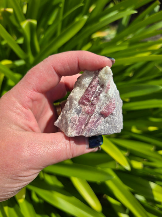 Pink Tourmaline Rough Piece A