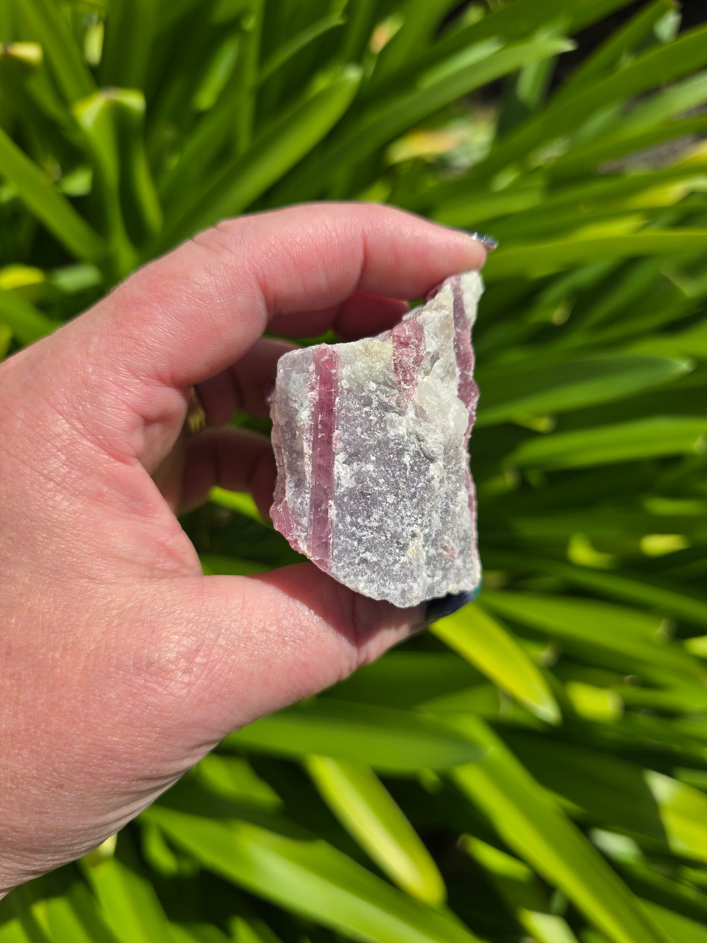 Pink Tourmaline Rough Piece A