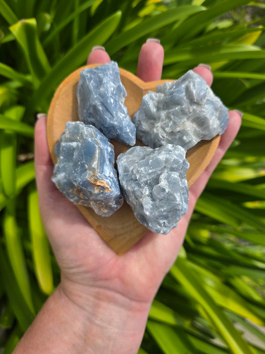 Blue Calcite Rough Medium Piece