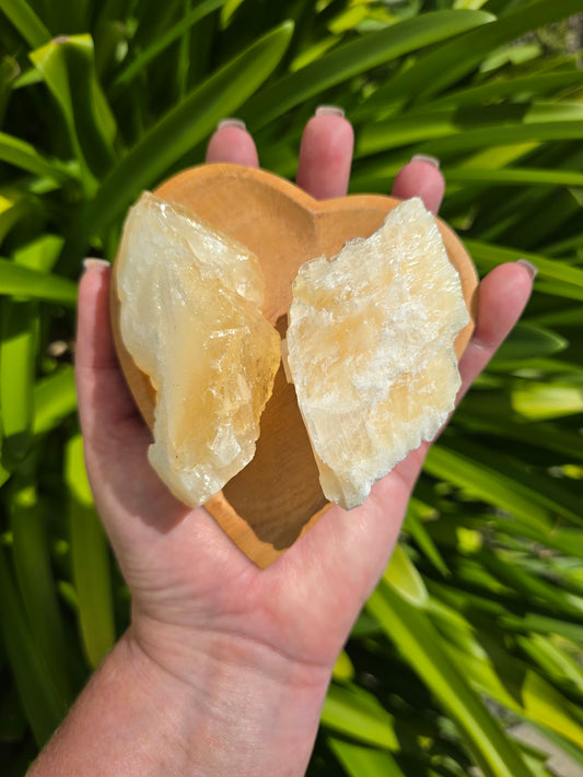 Champagne Calcite Rough Large Piece